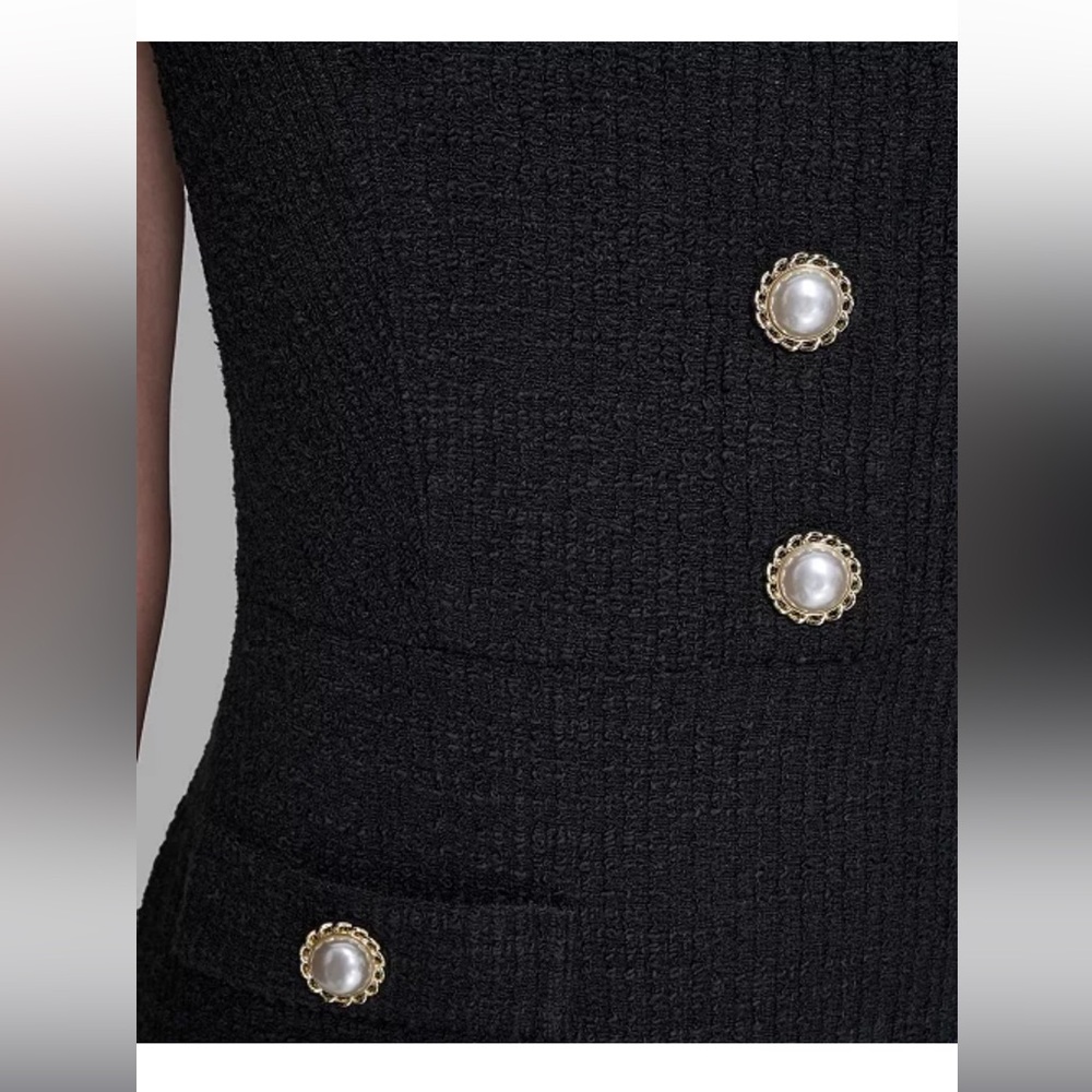 NWT KARL LAGERFELD PARIS
Women's Square Neck Sheath Dress - Picture 2 of 9